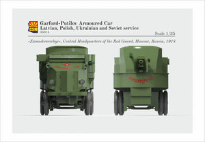 Copper State Models 35015 Garford-Putilov Armoured Car, Latvian, Polish, Ukrainian, Soviet Service 1/35 – imagen 12