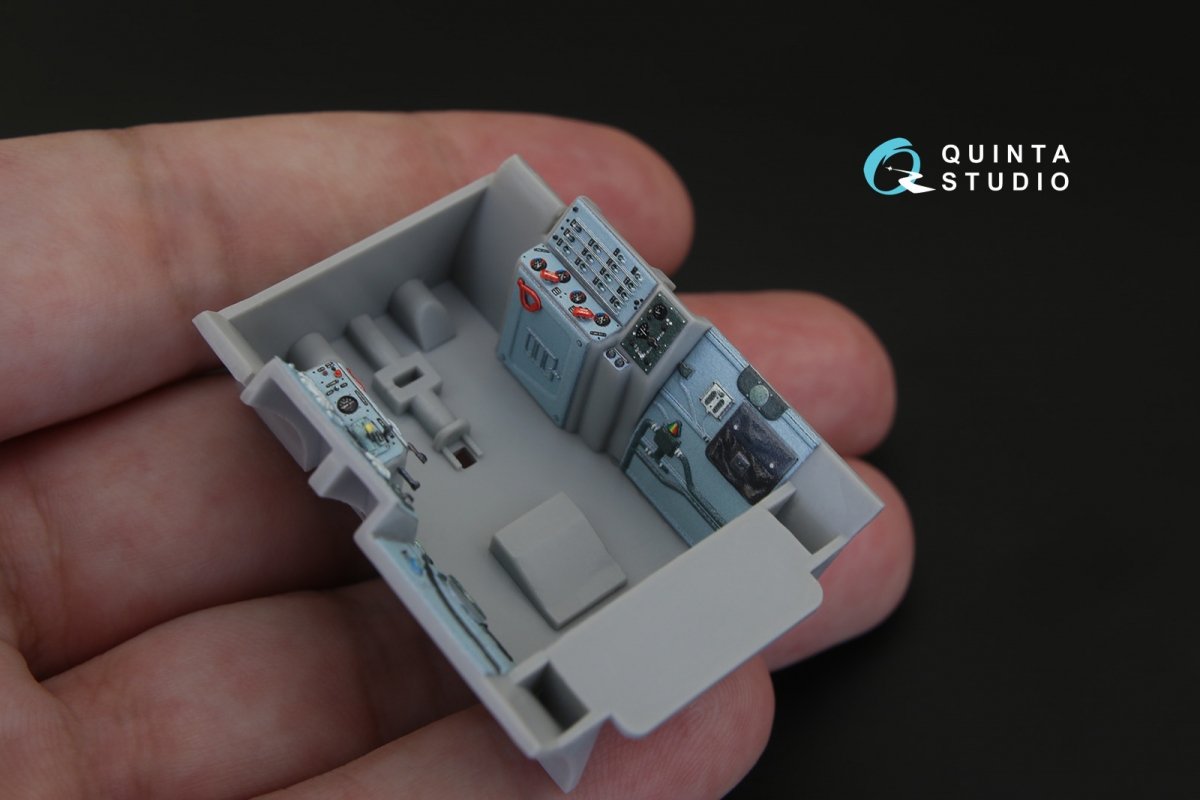 Intérieur imprimé en 3D et coloré sur papier décalcomanie Quinta Studio QD32057 MiG-15bis (pour maquette Trumpeter) 1/32 – image 7