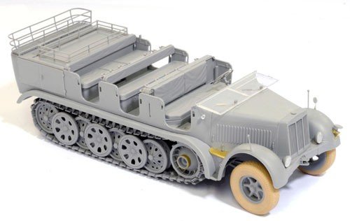 Dragon 6545 Sd.Kfz.7 8t Half-Track Early Production w/Crew 1/35 – Bild 5