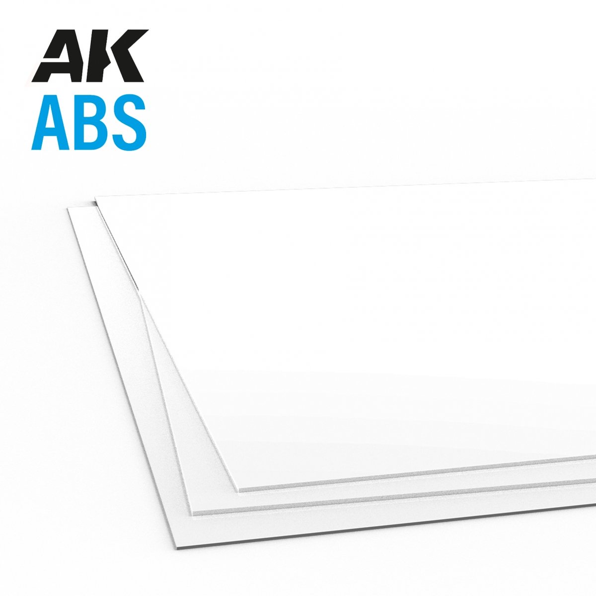 AK Interactive AK6739, plaque ABS de 0,7 mm d&amp;#39;épaisseur x 245 x 195 mm, 2 unités par sachet.