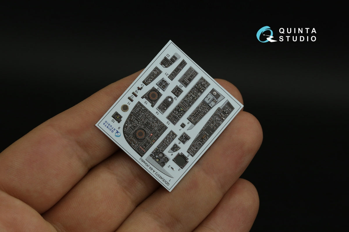 Quinta Studio QD48372 A-6A 3D-Printed &amp;amp; coloured Interior on decal paper (Kinetic) 1/48 – immagine 6