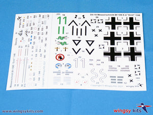 Wingsy Kits D5-10 German WWII Fighter MESSERSCHMITT Bf 109 E-4 1/48 – imagen 8