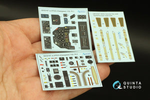 Quinta Studio QD32167 Ju 87D/G 3D-Printed &amp;amp; coloured Interior on decal paper (Hasegawa) 1/32 – imagen 6