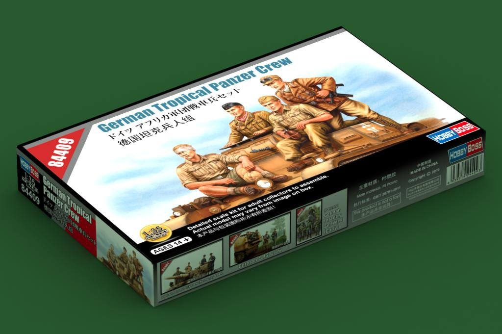 Hobby Boss 84409 German Tropical Panzer Crew 1/35 – image 2