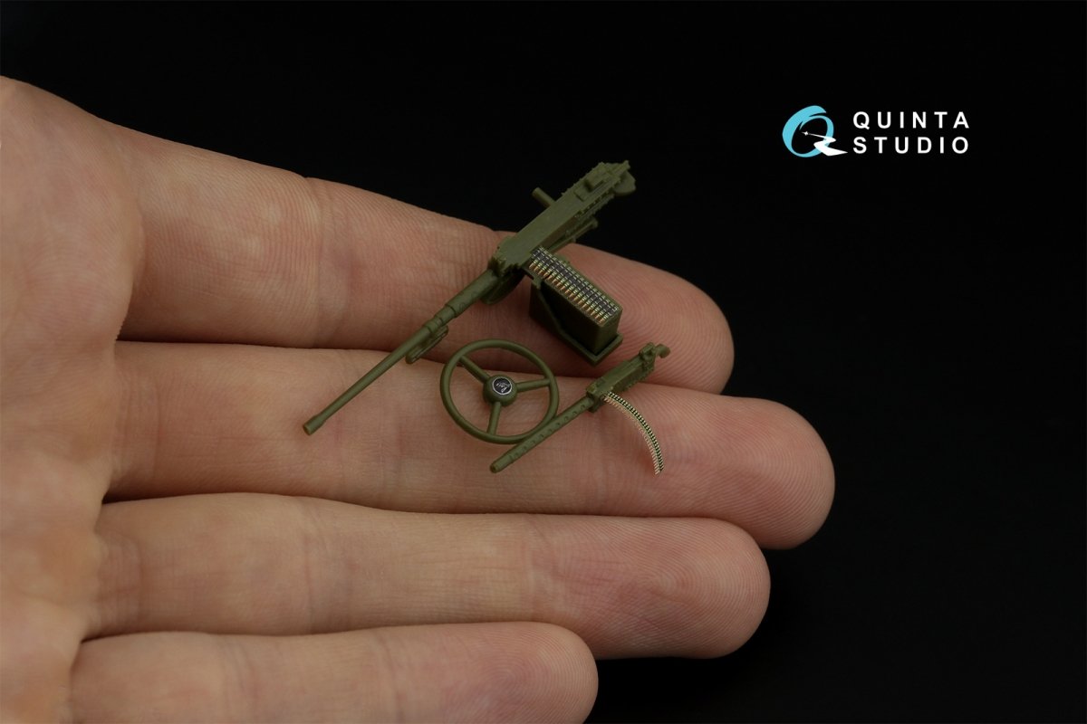 Quinta Studio QD35088 M3A1 Scout 3D-Printed &amp;amp; colored Interior on decal paper (Zvezda) 1/35 – image 3