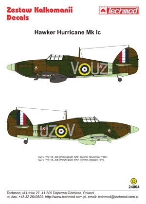 Techmod 24004 - Hawker Hurricane Mk I 1/24 – Bild 2