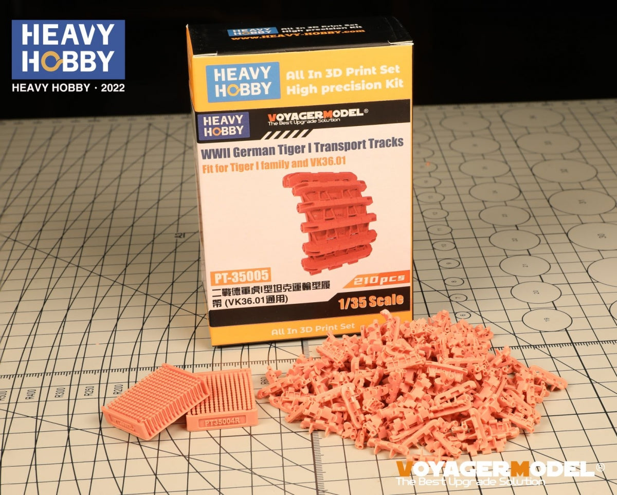 Heavy Hobby PT35005 WWII German Tiger I Transport Tracks 1/35 – imagen 2