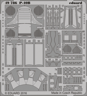 Eduard 49786 P-40B AIRFIX 1/48 – zdjęcie 2