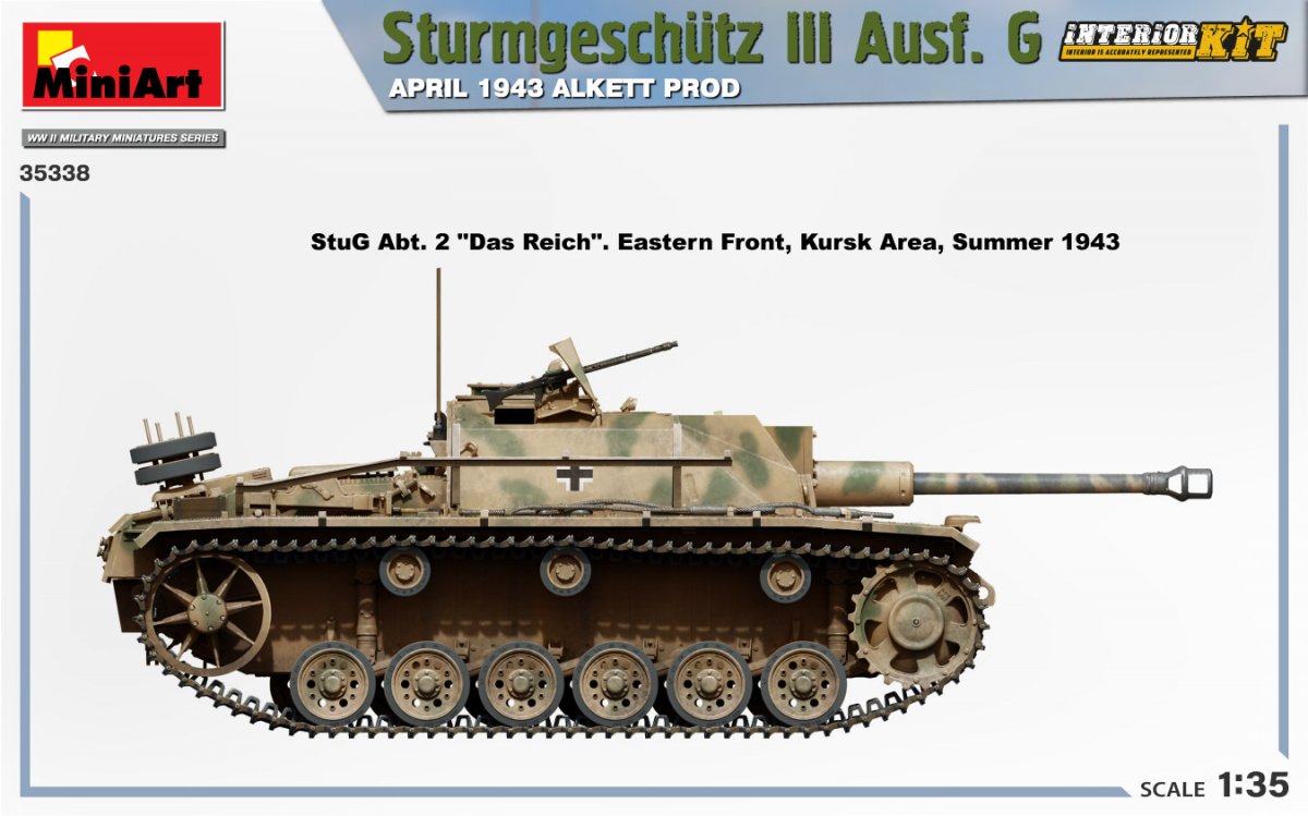 Mini Art 35338 Sturmgeschutz III Ausf. G APRIL 1943 ALKETT PROD. INTERIOR KIT 1/35 – Bild 4