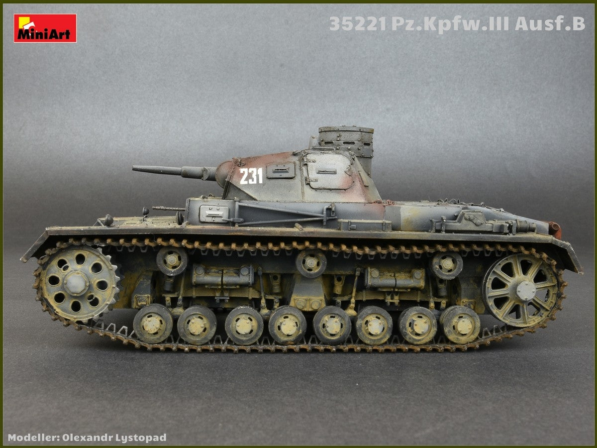 MiniArt 35221 Pz.Kpfw.III Ausf.B w/Crew 1/35 – Bild 9