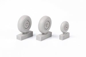 Eduard 648687 Ar 234B wheels HOBBY 2000, HASEGAWA 1/48 – imagen 4