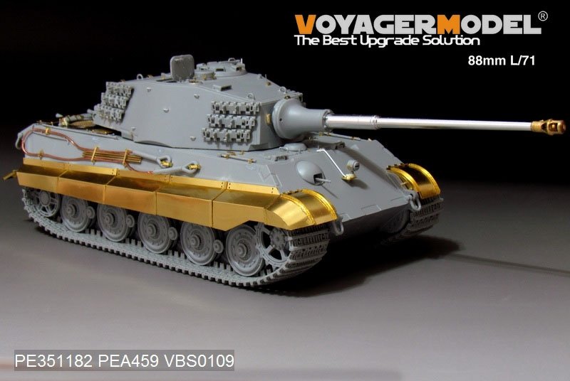 Voyager Model PE351182 WWII German King Tiger (Hensehel Turret)（For DRAGON/ZVEZDA kit） 1/35 – imagen 17