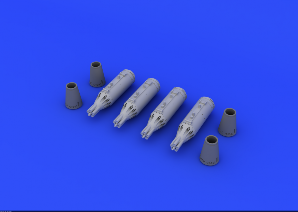 Lance-roquettes Eduard 672189 UB-16 pour MiG-21 EDUARD 1/72