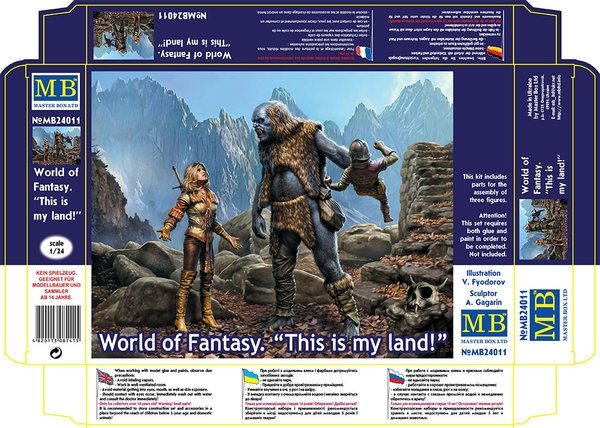 Master Box 24011 World of Fantasy This is my land! 1/24 – Bild 4