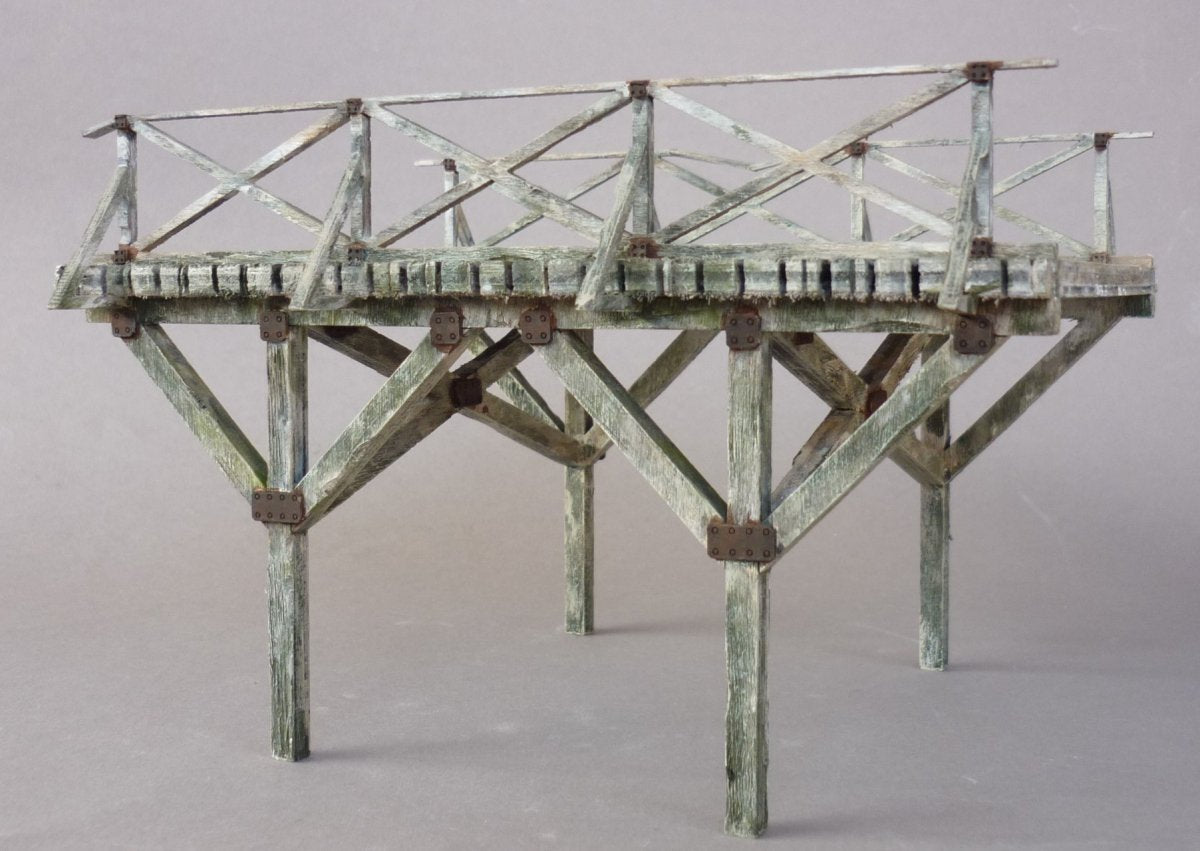 RT-Diorama 35546 Wooden bridge 1/35 – immagine 8