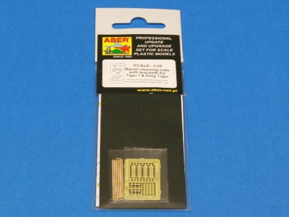 Aber R-31 Barrel cleaning rods with brackets for Tiger I &amp;amp; King Tiger 1/35 – immagine 3