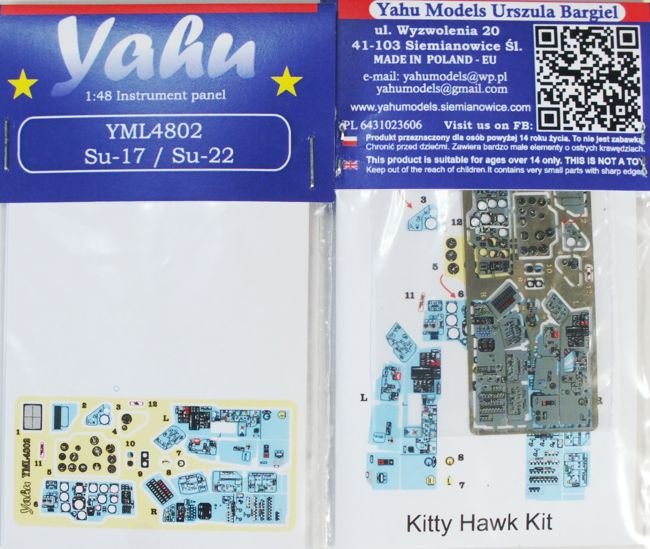 Yahu YML4802 Su-17 / Su-22 (KittyHawk / Hobby Boss / KP-Smer-Eduard) 1/48
