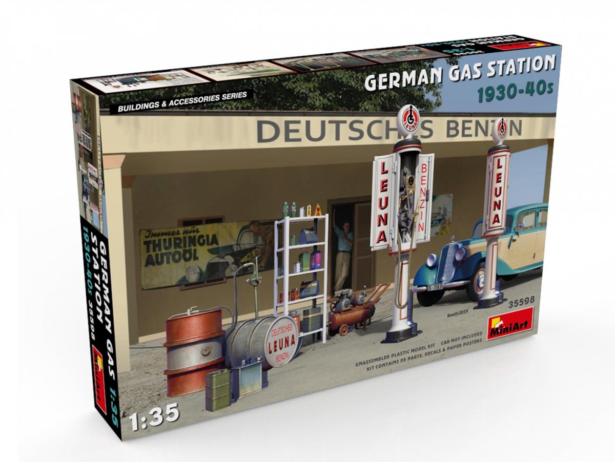 MiniArt 35598 STATION-SERVICE ALLEMANDE ANNÉES 30-40 1/35 – image 2