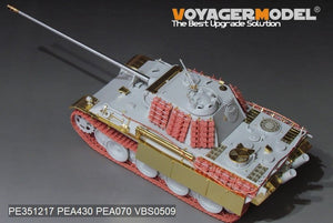 Voyager Model PE351217 WWII German Panther G early ver.Basic (For MENG TS-052) 1/35 – imagen 3