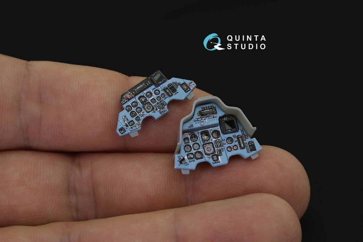 Quinta Studio QD48171 Su-27UB 3D-Printed &amp;amp; coloured Interior on decal paper (for HobbyBoss kit) 1/48 – imagen 7
