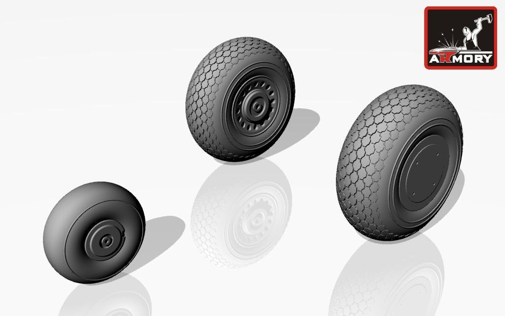 Armory Models AW48307 A-20C Boston wheels, mid 1/48 – zdjęcie 5