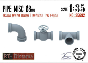 RT-Diorama 35692 Pipe Misc. 8mm 1/35 – Bild 2