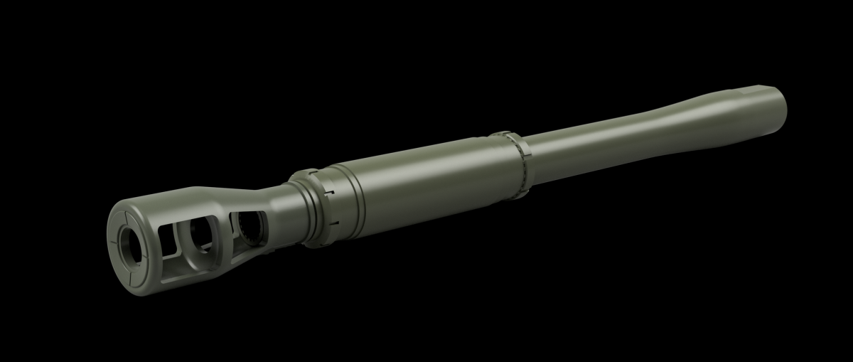 Panzer Art GB35-156 BK 90L/40 Gun barrel for Kanonenjagdpanzer 90 (KaJaPa) 1/35 – Bild 3