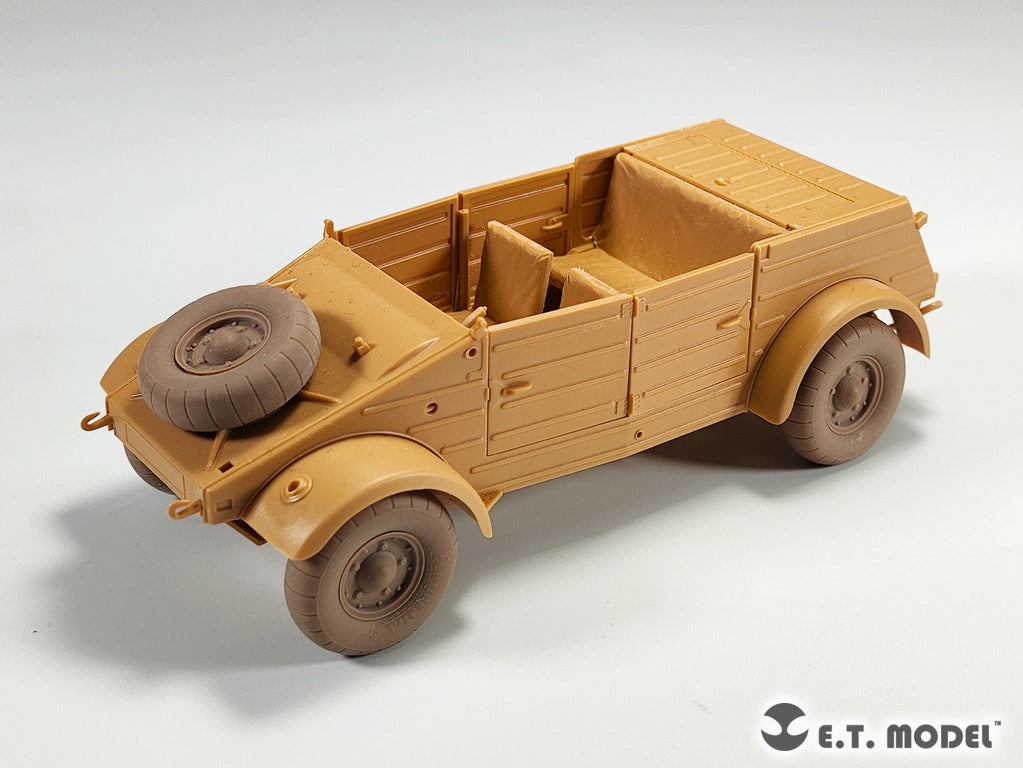 ET Model P35-139 Kübelwagen allemand Type 82 de la Seconde Guerre mondiale, roues affaissées, pneus ballons, pour maquette TAMIYA au 1/35 – image 7