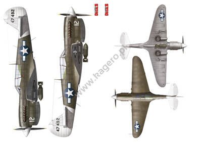 Kagero KD72009 PACIFIC P-40N WARHAWKS. Part I 1/72 – imagen 4