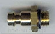 Harder &amp; Steenbeck 262147 Male Connector 5.0mm Thread 1/8"