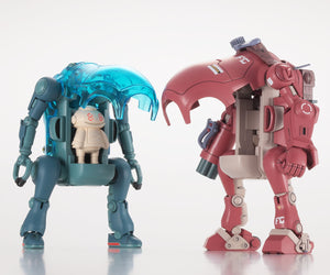 Hasegawa 64811 MechatroWeGo Votoms Collab Series Vol.2 &amp;#39;Brutishdog &amp;amp; Dilidiumcapsule&amp;#39; 1/35 – immagine 5