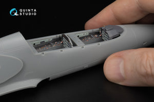 Quinta Studio QDS+48603 L-39ZA 3D-Printed &amp; coloured Interior on decal paper ( Trumpeter )( Small version )( with 3D-printed resin parts ) 1/48