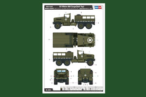 Hobby Boss 83802 US White 666 Cargo Soft Top 1/35 – Bild 2