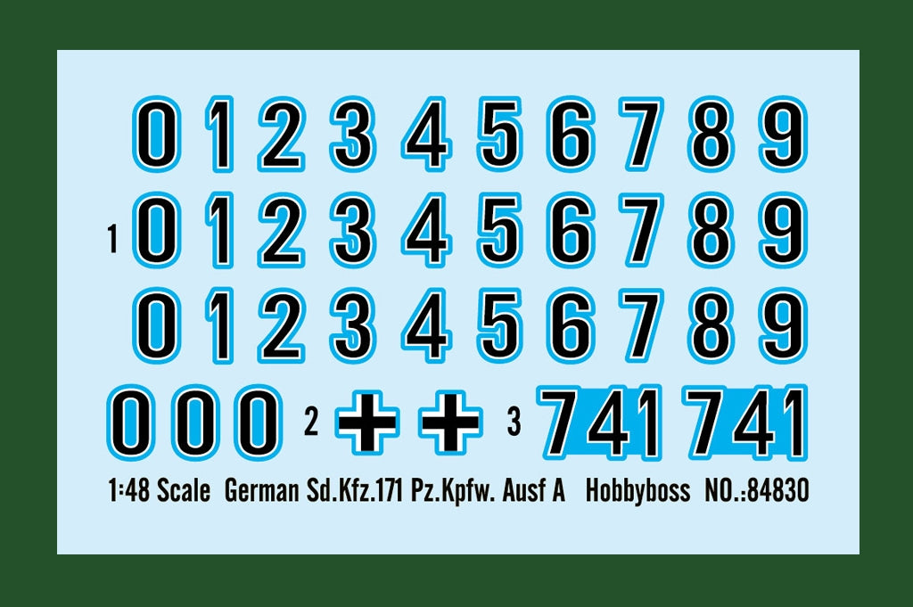 Hobby Boss 84830 German Sd.Kfz.171 Pz.Kpfw.Ausf A 1/48 – Bild 5