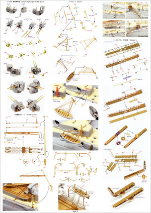 Pontos 35029F1 IJN NAGATO 1941 Detail Up Set 1/350 – imagen 24