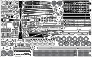 Pontos 37003F1 IJN Yamato Detail Up Set Advanced 1/350 – Bild 13