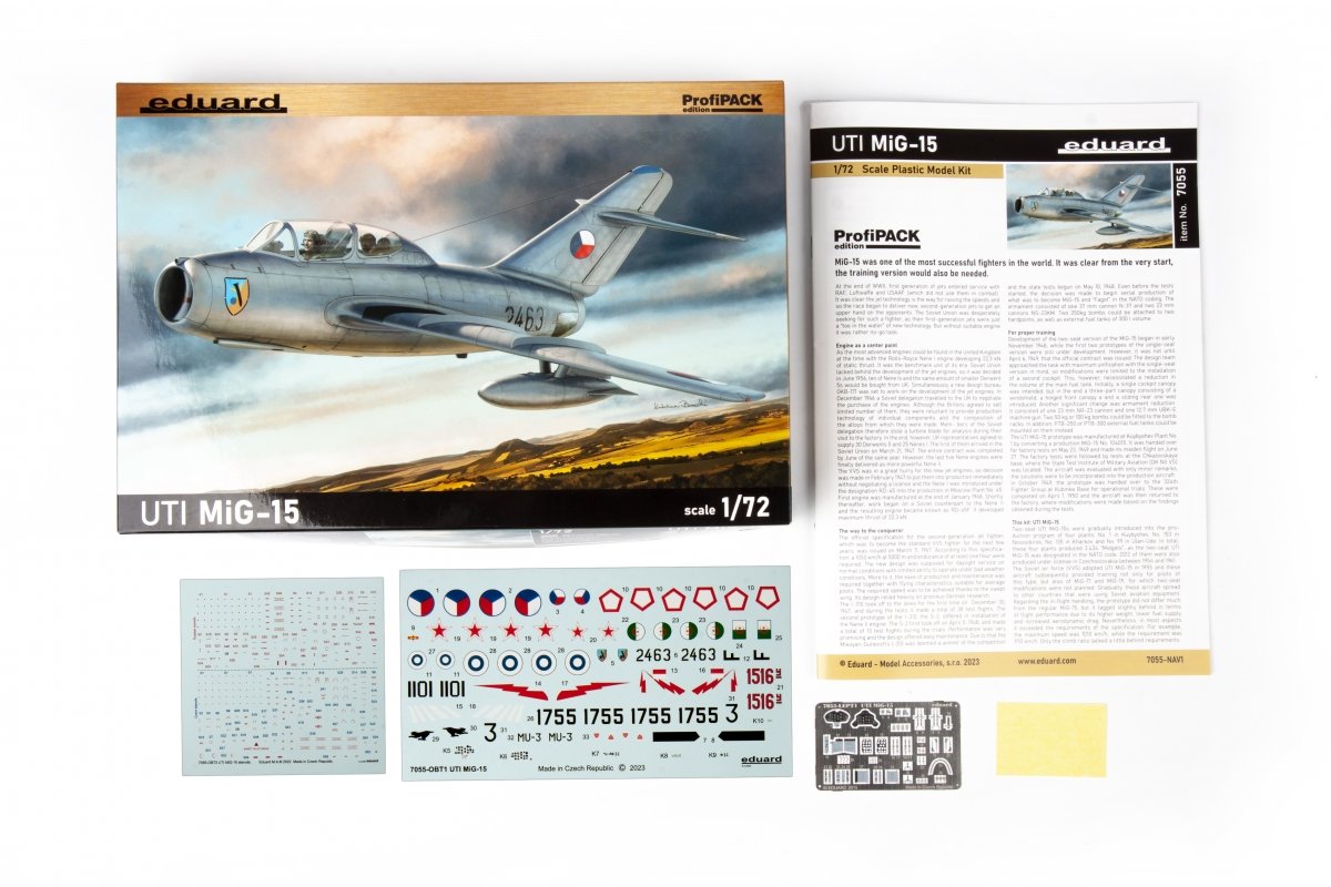 Eduard 7055 UTI MiG-15 1/72 – zdjęcie 3