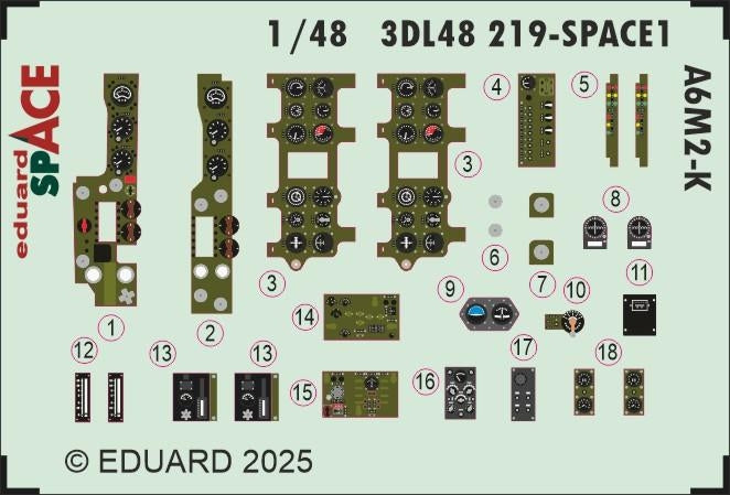 Eduard 3DL48219 A6M2-K SPACE EDUARD 1/48 – imagen 3