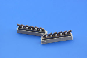 Eduard 632081 P-39Q/ N exhaust stacks KITTY HAWK 1/32 – imagen 7