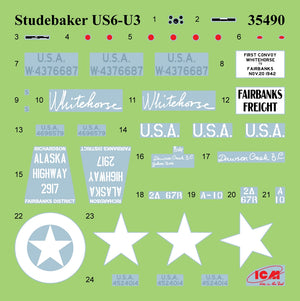 ICM 35490 US military truck Studebaker US-6-U3 1/35 – zdjęcie 9