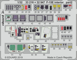 Eduard 32947 F-15E interior 1/32 TAMIYA – Bild 2