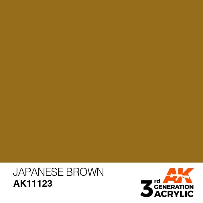 AK Interactive AK11123 JAPANESE BROWN – STANDARD 17ml