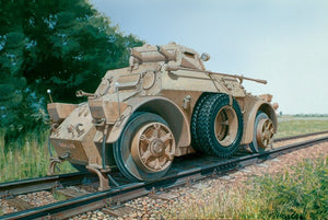 Italeri 7064 Autoblinda AB 40 Ferroviaria 1/72