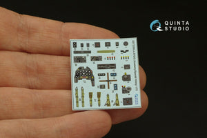 Quinta Studio QD72059 Ju 87 D/G 3D-Printed &amp;amp; coloured Interior on decal paper (Academy/Special Hobby) 1/72 – imagen 9