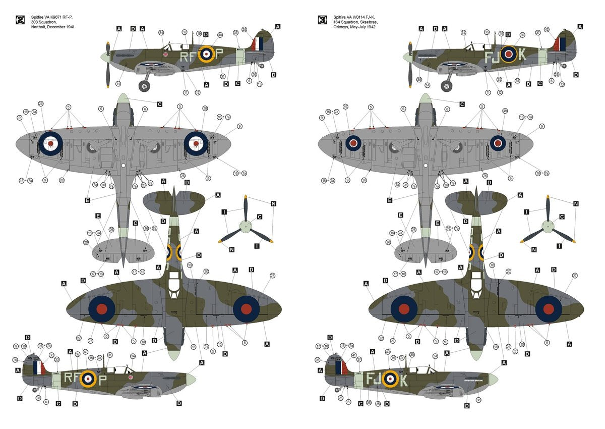 Hobby 2000 32003 Supermarine Spitfire VA 1/32 – imagen 7