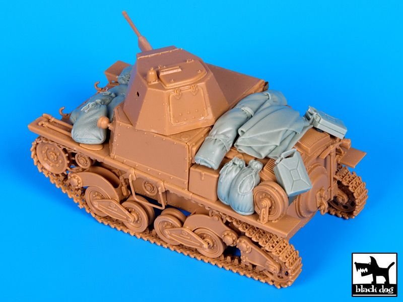 Black Dog T35114 Carro Armato L6 accessories set 1/35 – imagen 5