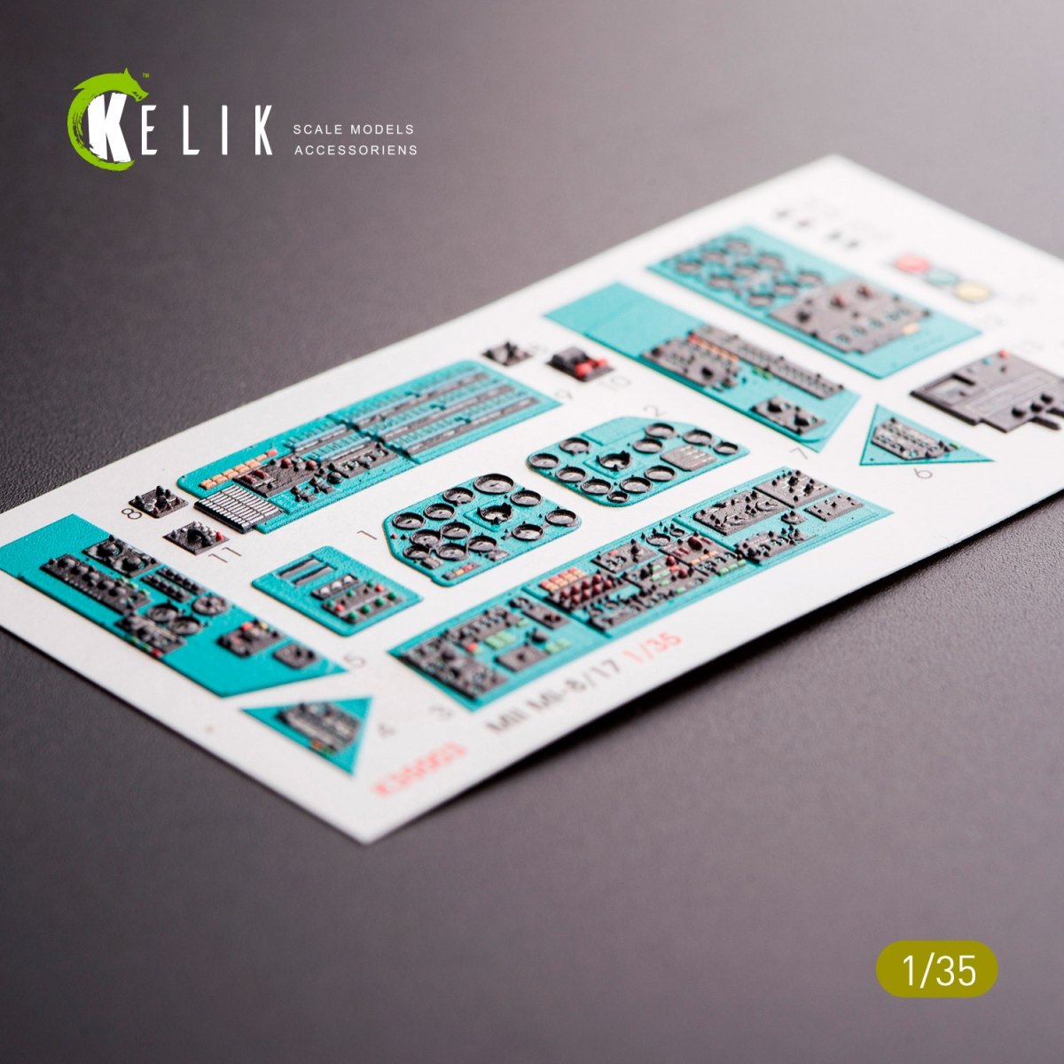KELIK K35003 MI-8MT/MI-17 INTERIOR 3D DECALS FOR TRUMPETER KIT 1/35 – imagen 2