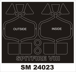 Montex SM24023 SPITFIRE VIII for AIRFIX 1/24