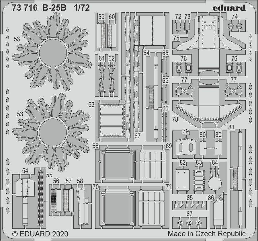 Eduard 73716 B-25B 1/72 AIRFIX – image 2