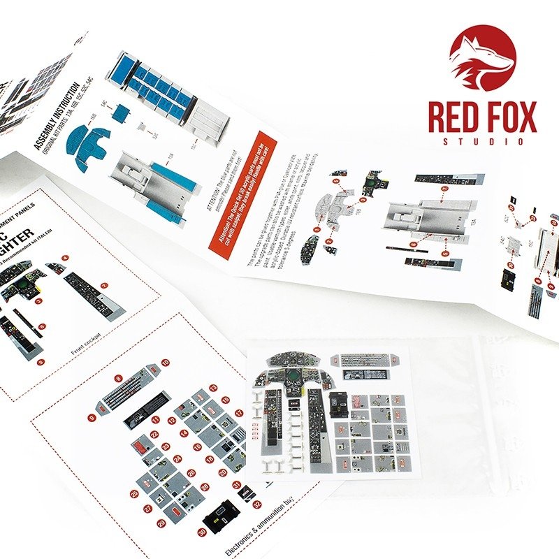 Red Fox Studio QS-32123 F-104C Starfighter (for Italeri kit) 1/32 – imagen 3